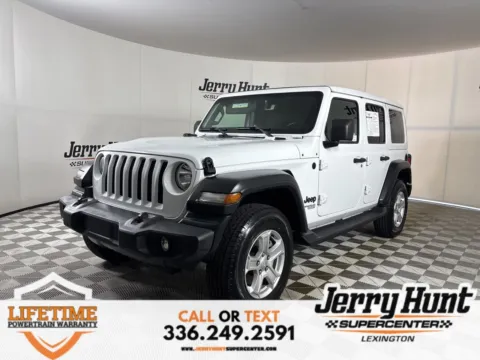 White 2021 Jeep Wrangler Unlimited Sport S for sale in Lexington, NC