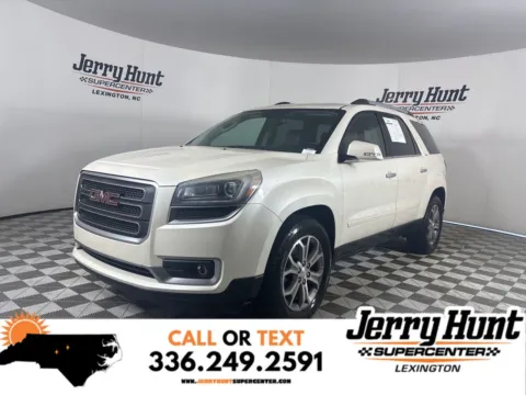 White 2013 GMC Acadia SLT-1 for sale in Lexington, NC
