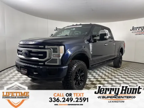 Blue 2021 Ford F-250SD Platinum for sale in Lexington, NC