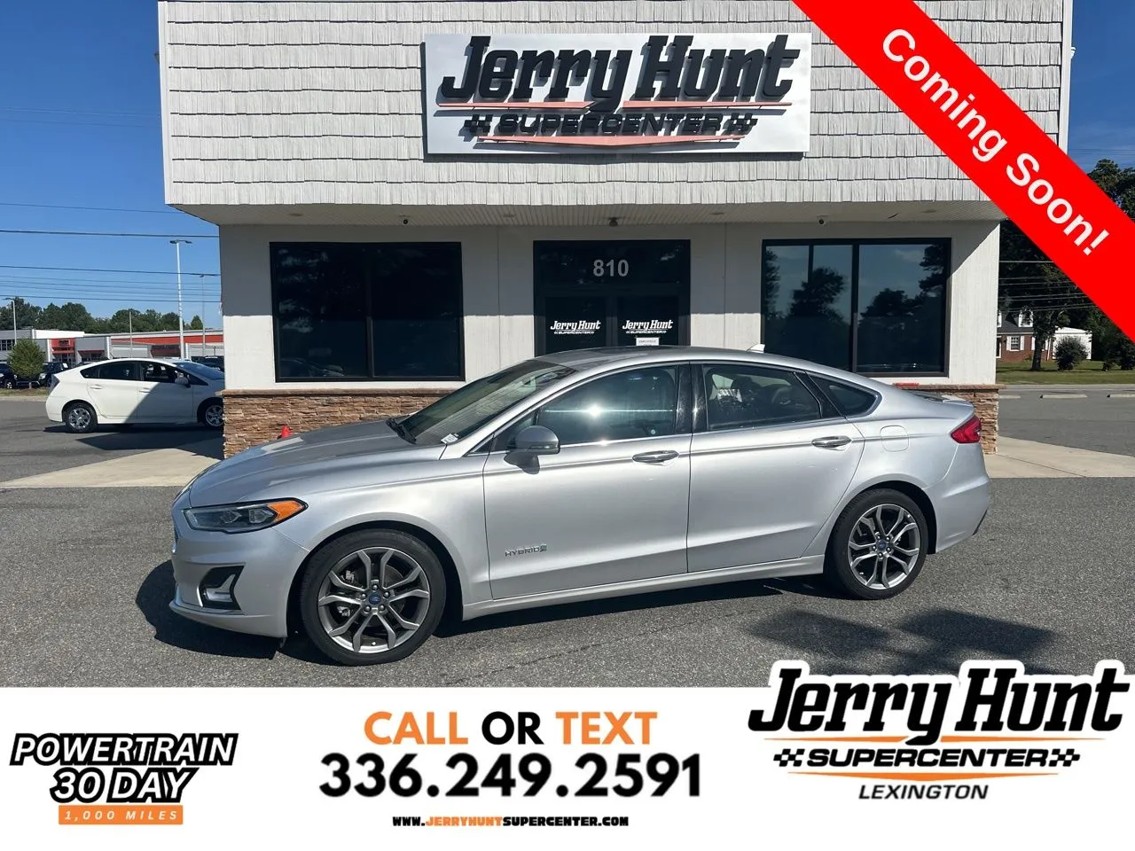 Silver 2019 Ford Fusion Hybrid Titanium for sale in Lexington, NC