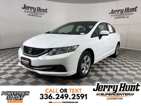 White 2015 Honda Civic LX for sale in Lexington, NC