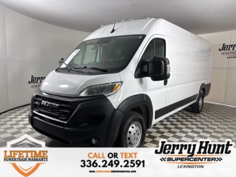 White 2023 Ram ProMaster 3500 High Roof for sale in Lexington, NC