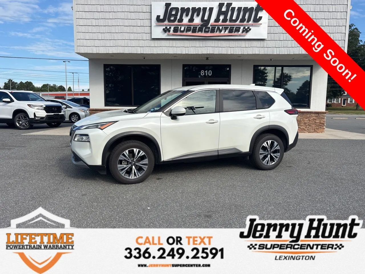 White 2023 Nissan Rogue SV for sale in Lexington, NC