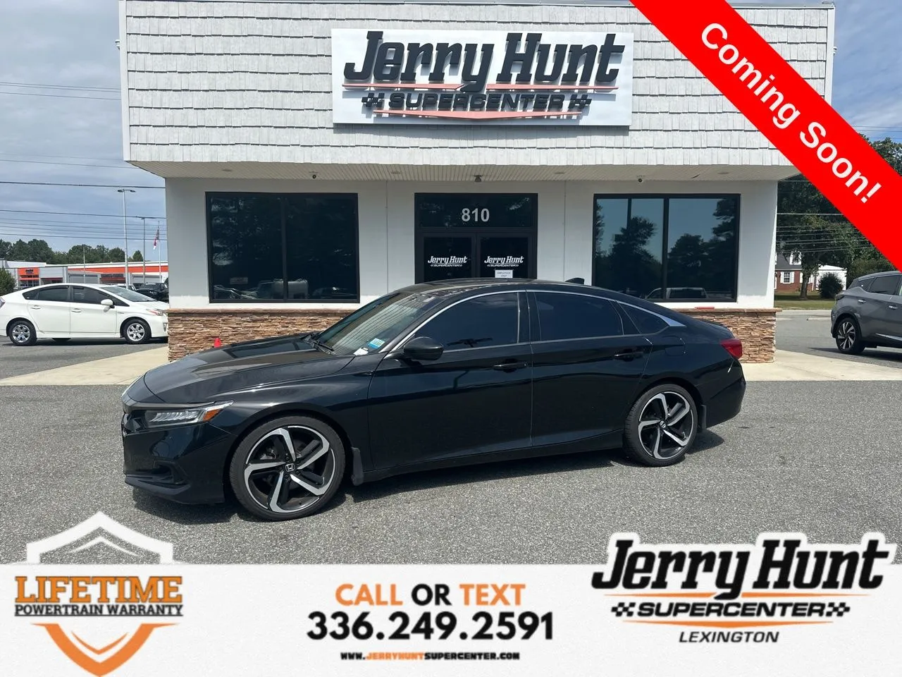 Black 2022 Honda Accord Sport 2.0T for sale in Lexington, NC