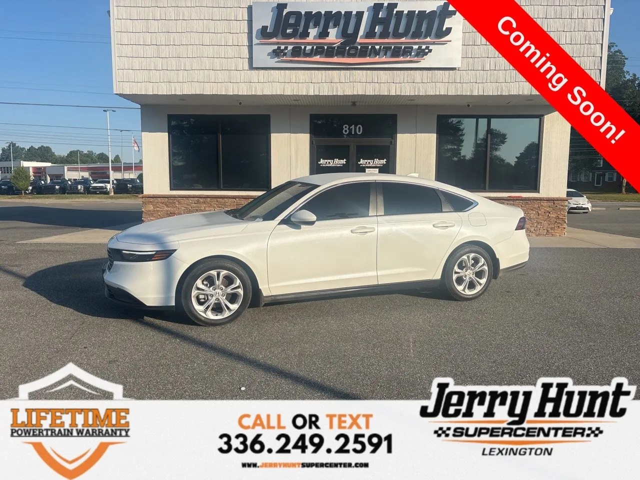White 2025 Honda Accord LX for sale in Lexington, NC
