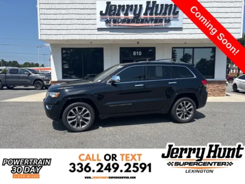 Black 2018 Jeep Grand Cherokee Overland for sale in Lexington, NC