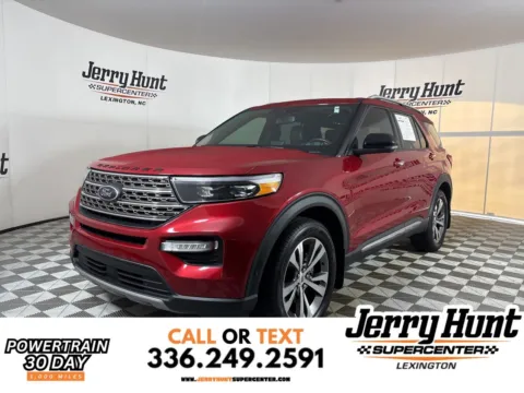 Red 2020 Ford Explorer Platinum for sale in Lexington, NC