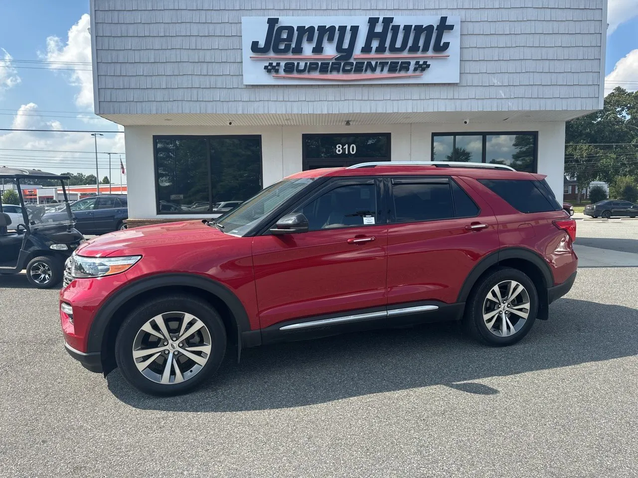 Red 2020 Ford Explorer Platinum for sale in Lexington, NC