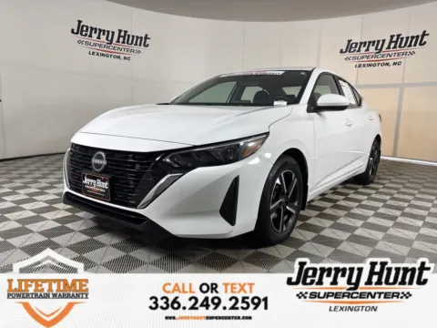 White 2025 Nissan Sentra SV for sale in Lexington, NC