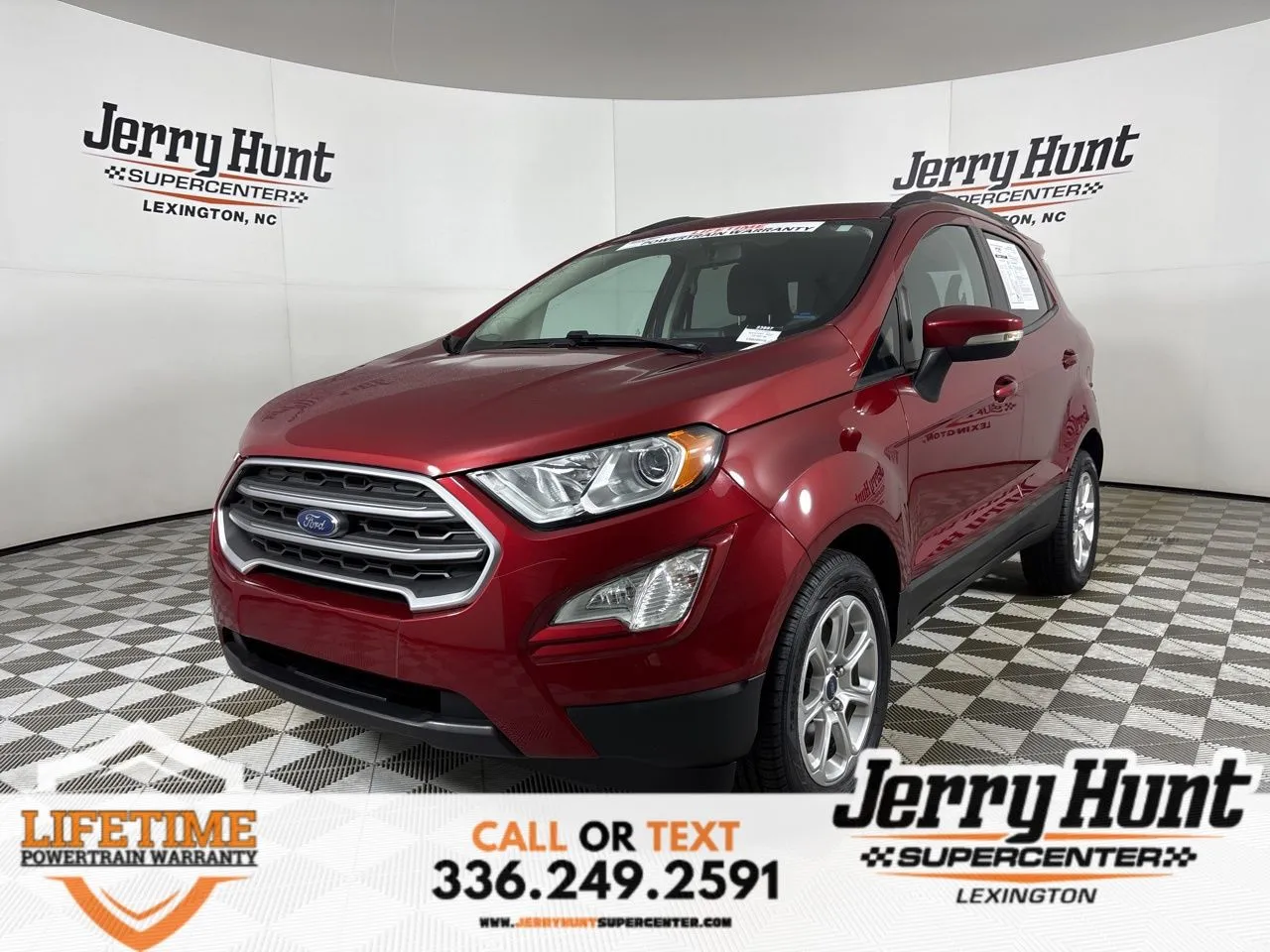 Red 2021 Ford EcoSport SE for sale in Lexington, NC