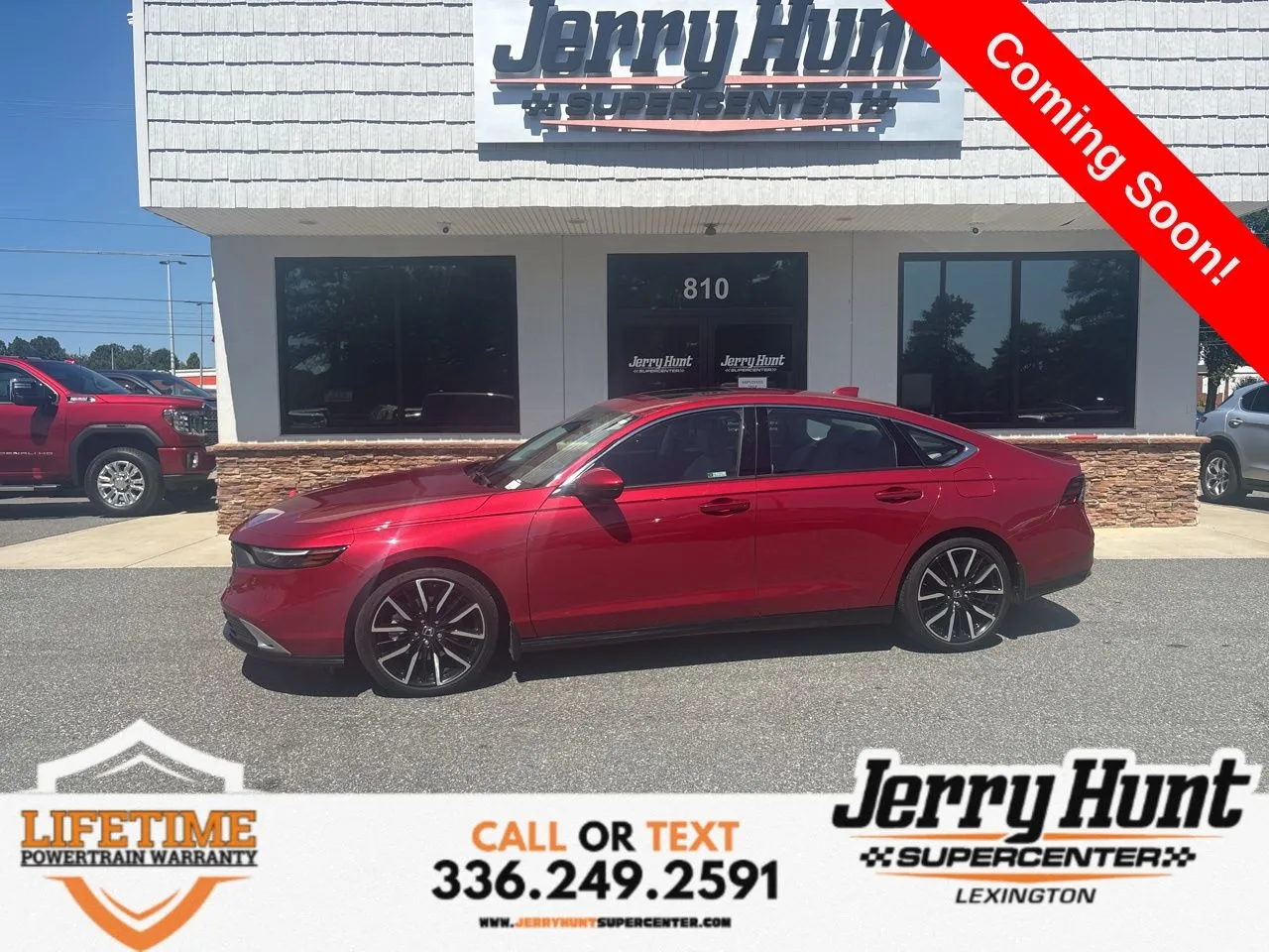 Red 2024 Honda Accord Hybrid Touring for sale in Lexington, NC