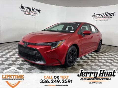 Red 2021 Toyota Corolla LE for sale in Lexington, NC