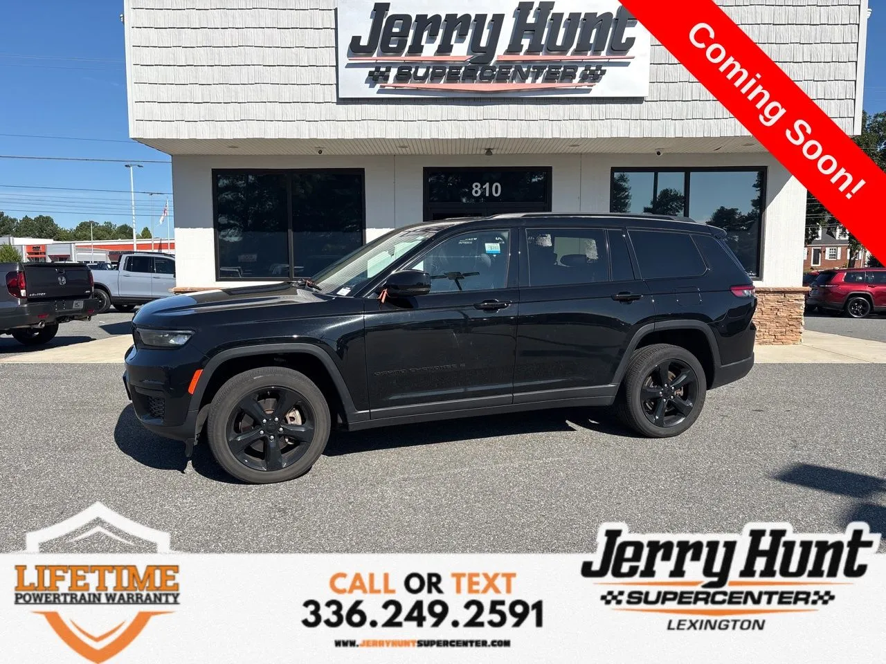 Black 2022 Jeep Grand Cherokee L Altitude for sale in Lexington, NC