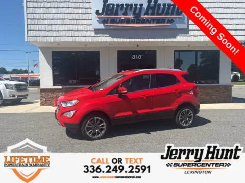 Red 2021 Ford EcoSport Titanium for sale in Lexington, NC