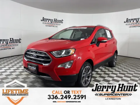 Red 2021 Ford EcoSport Titanium for sale in Lexington, NC