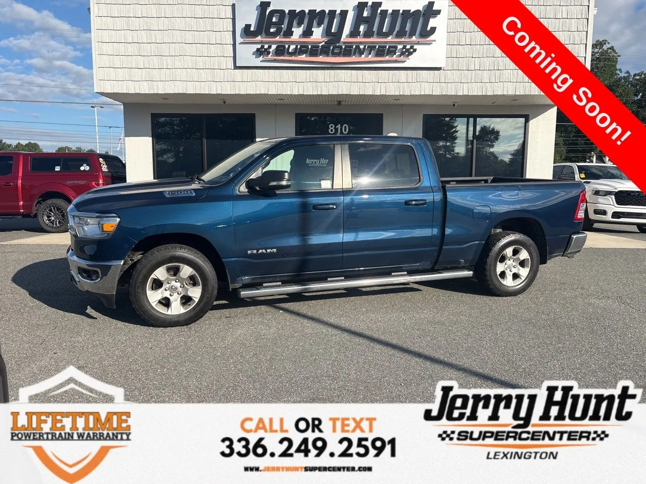 Blue 2022 Ram 1500 Big Horn/Lone Star for sale in Lexington, NC