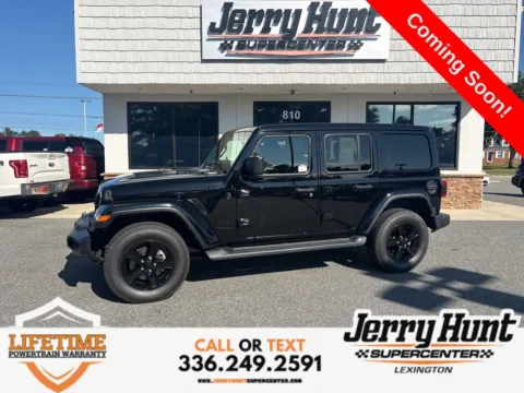 Black 2021 Jeep Wrangler Unlimited Sahara Altitude for sale in Lexington, NC