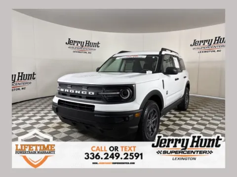 White 2024 Ford Bronco Sport Big Bend for sale in Lexington, NC