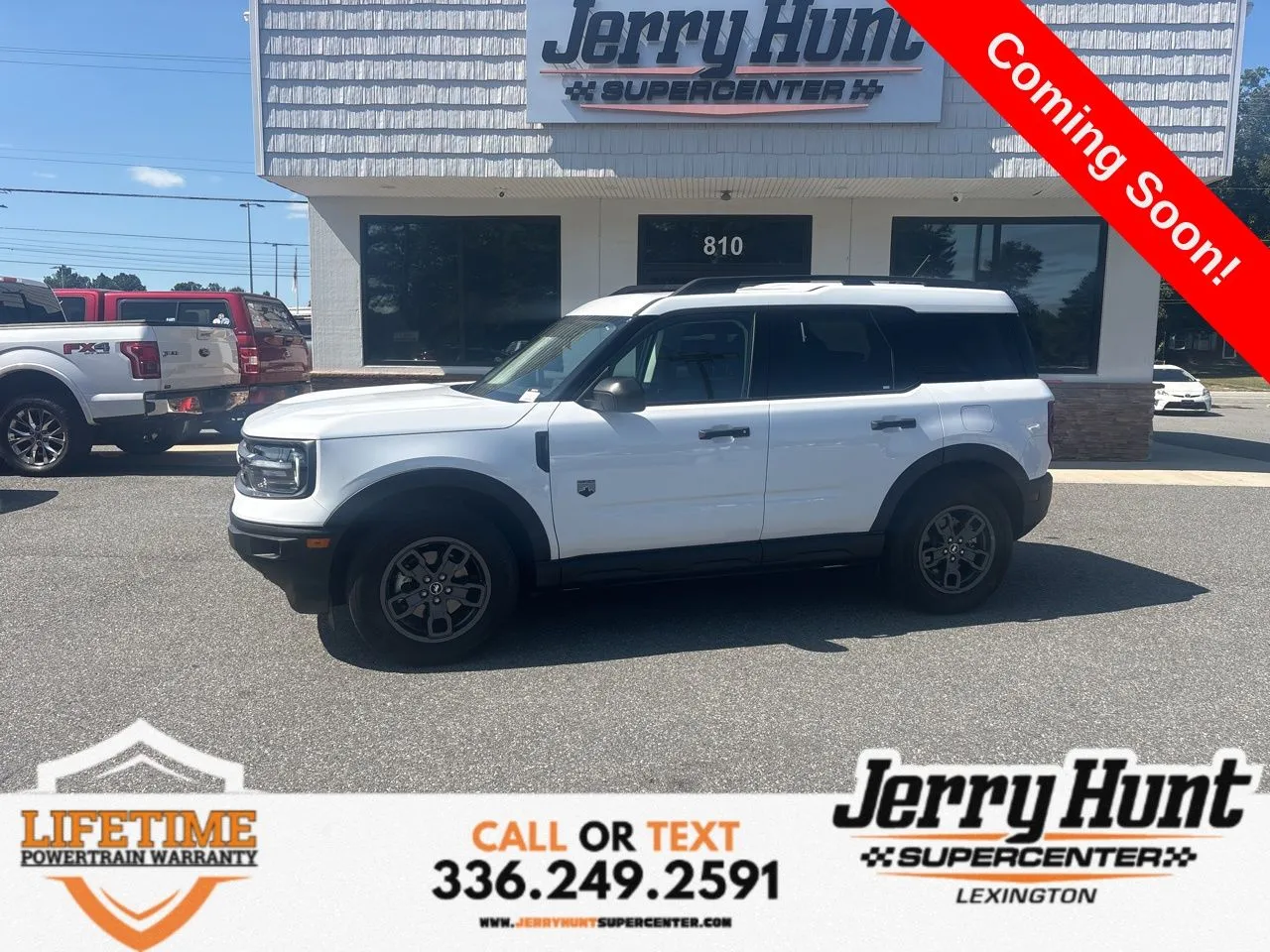White 2024 Ford Bronco Sport Big Bend for sale in Lexington, NC