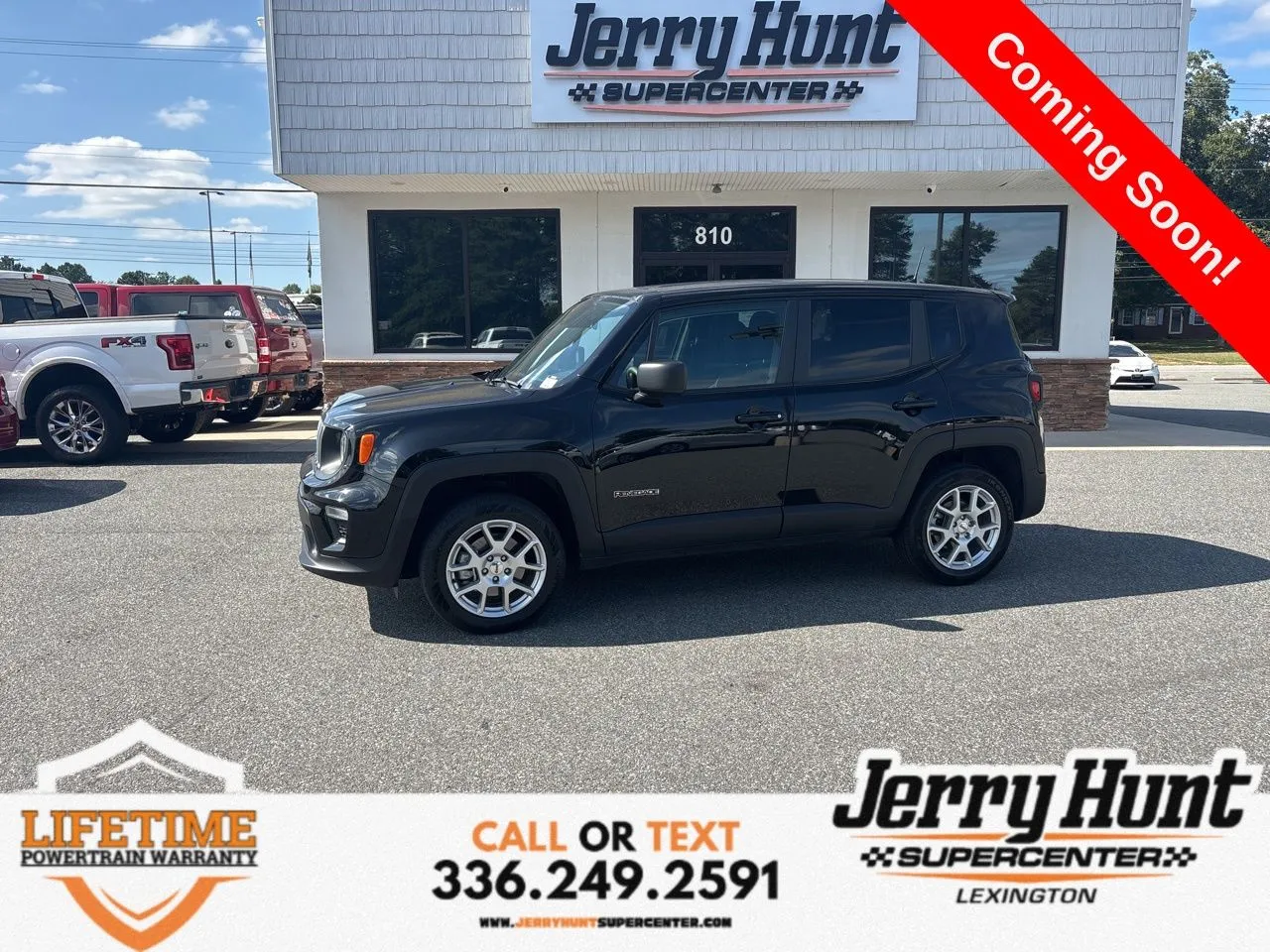Black 2023 Jeep Renegade Latitude for sale in Lexington, NC