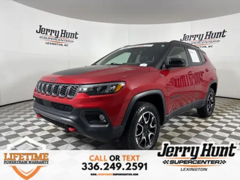 Red 2024 Jeep Compass Trailhawk for sale in Lexington, NC