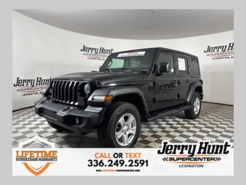 Black 2023 Jeep Wrangler Sport S for sale in Lexington, NC