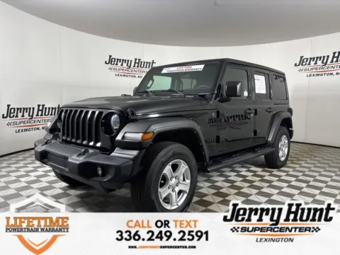 Black 2023 Jeep Wrangler Sport S for sale in Lexington, NC