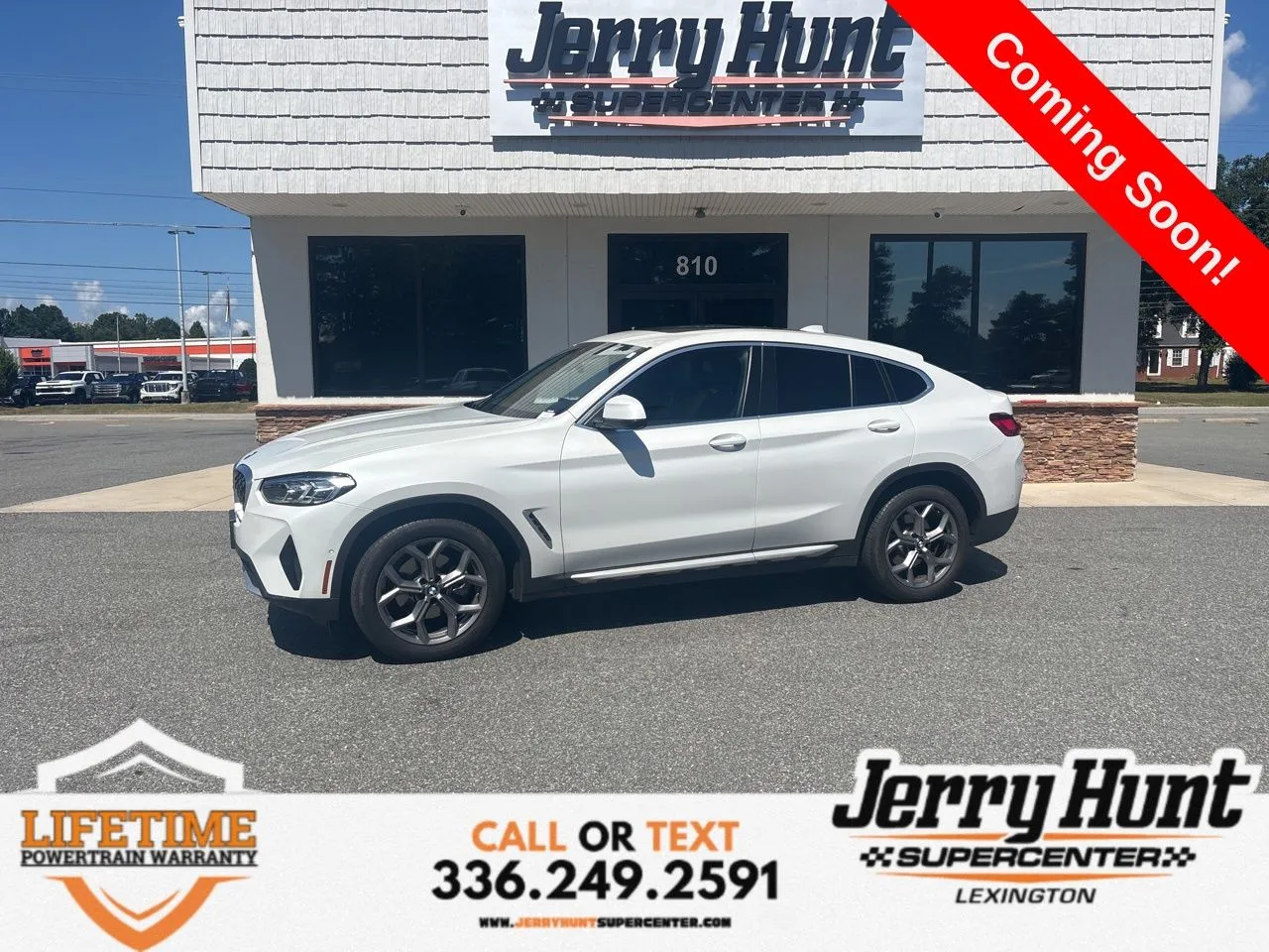 White 2024 BMW X4 xDrive30i for sale in Lexington, NC