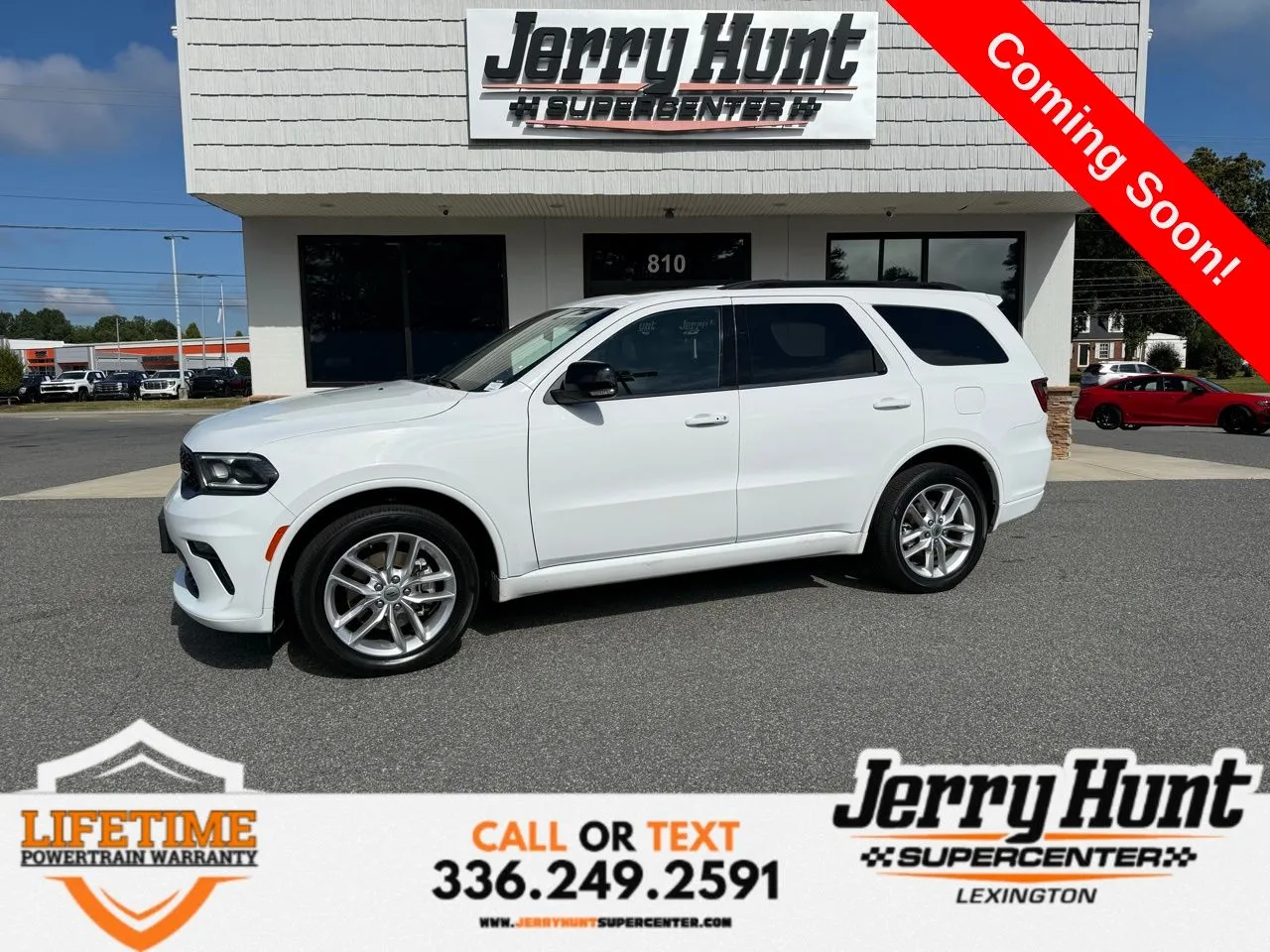 White 2023 Dodge Durango GT Plus for sale in Lexington, NC
