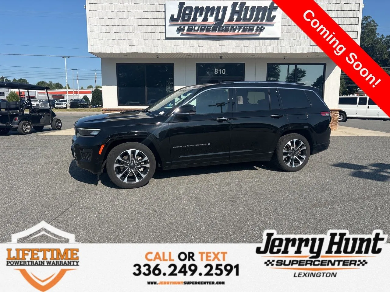 Black 2023 Jeep Grand Cherokee L Overland for sale in Lexington, NC
