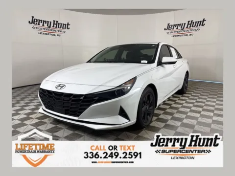 White 2021 Hyundai Elantra SEL for sale in Lexington, NC