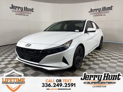 White 2021 Hyundai Elantra SEL for sale in Lexington, NC