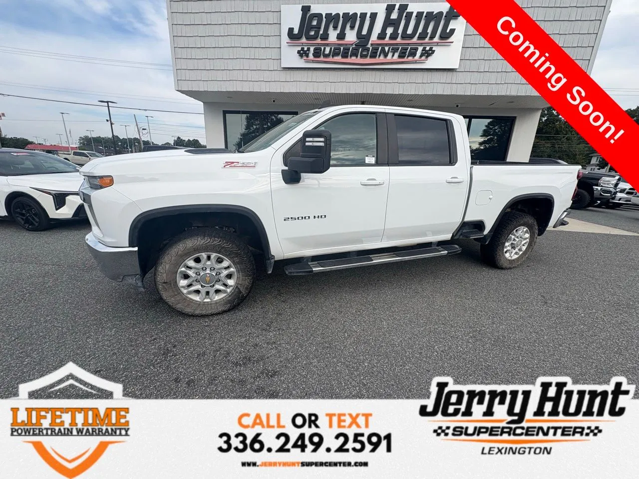 White 2023 Chevrolet Silverado 2500HD LT for sale in Lexington, NC