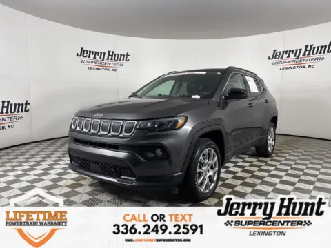 Gray 2022 Jeep Compass Latitude Lux for sale in Lexington, NC