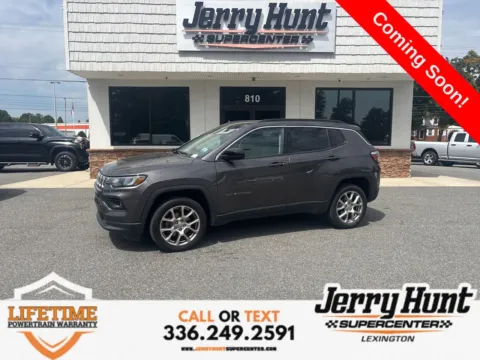 Gray 2022 Jeep Compass Latitude Lux for sale in Lexington, NC