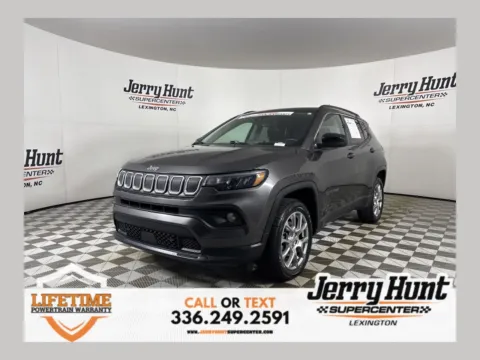 Gray 2022 Jeep Compass Latitude Lux for sale in Lexington, NC