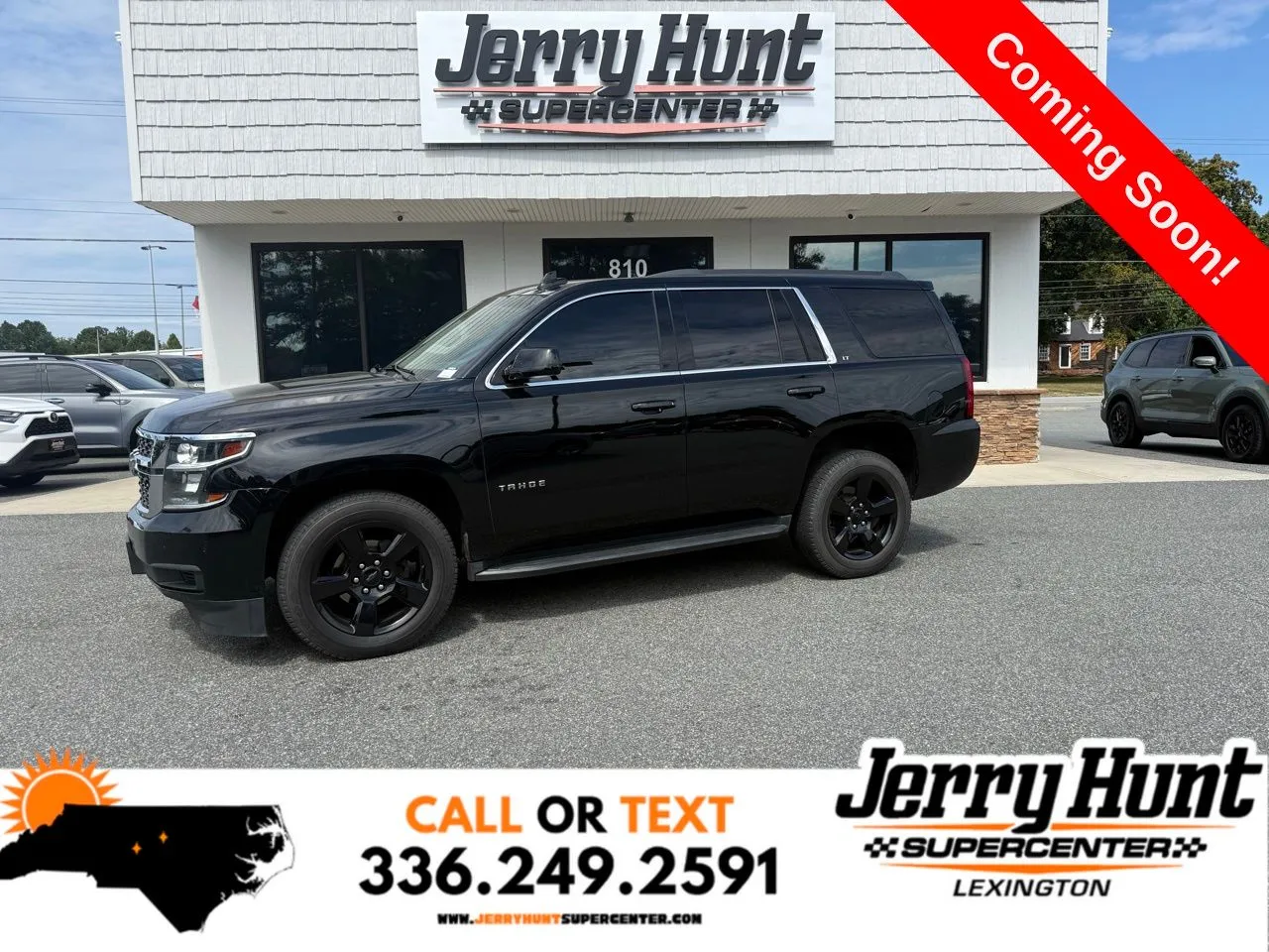 Black 2019 Chevrolet Tahoe LT for sale in Lexington, NC