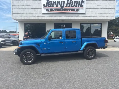 Blue 2021 Jeep Gladiator Overland for sale in Lexington, NC