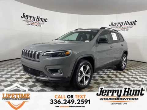 Gray 2022 Jeep Cherokee Limited for sale in Lexington, NC