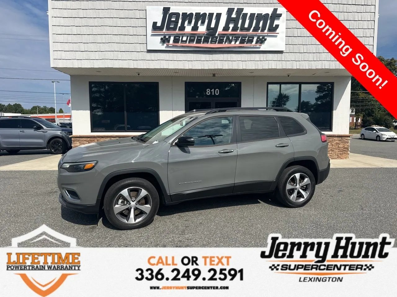 Gray 2022 Jeep Cherokee Limited for sale in Lexington, NC