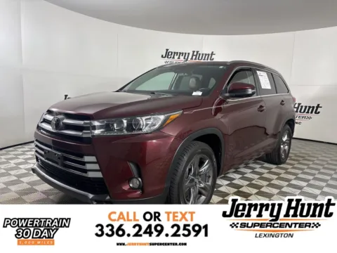 Red 2018 Toyota Highlander Limited for sale in Lexington, NC