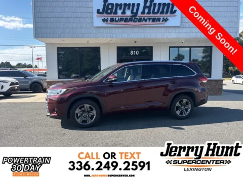 Red 2018 Toyota Highlander Limited Platinum for sale in Lexington, NC