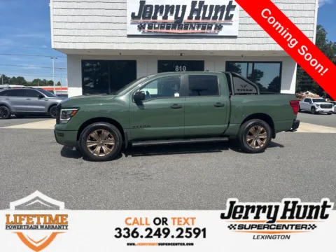 Green 2024 Nissan Titan SV for sale in Lexington, NC