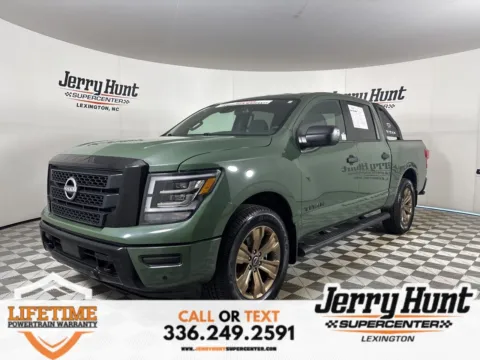Green 2024 Nissan Titan SV for sale in Lexington, NC