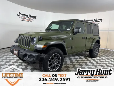Green 2021 Jeep Wrangler Unlimited Sport S for sale in Lexington, NC