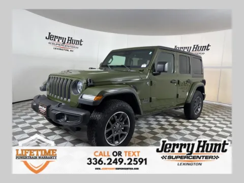 Green 2021 Jeep Wrangler Unlimited Sport S for sale in Lexington, NC
