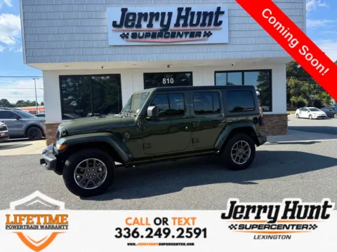 Green 2021 Jeep Wrangler Unlimited Sport S for sale in Lexington, NC