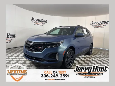 Blue 2024 Chevrolet Equinox RS for sale in Lexington, NC