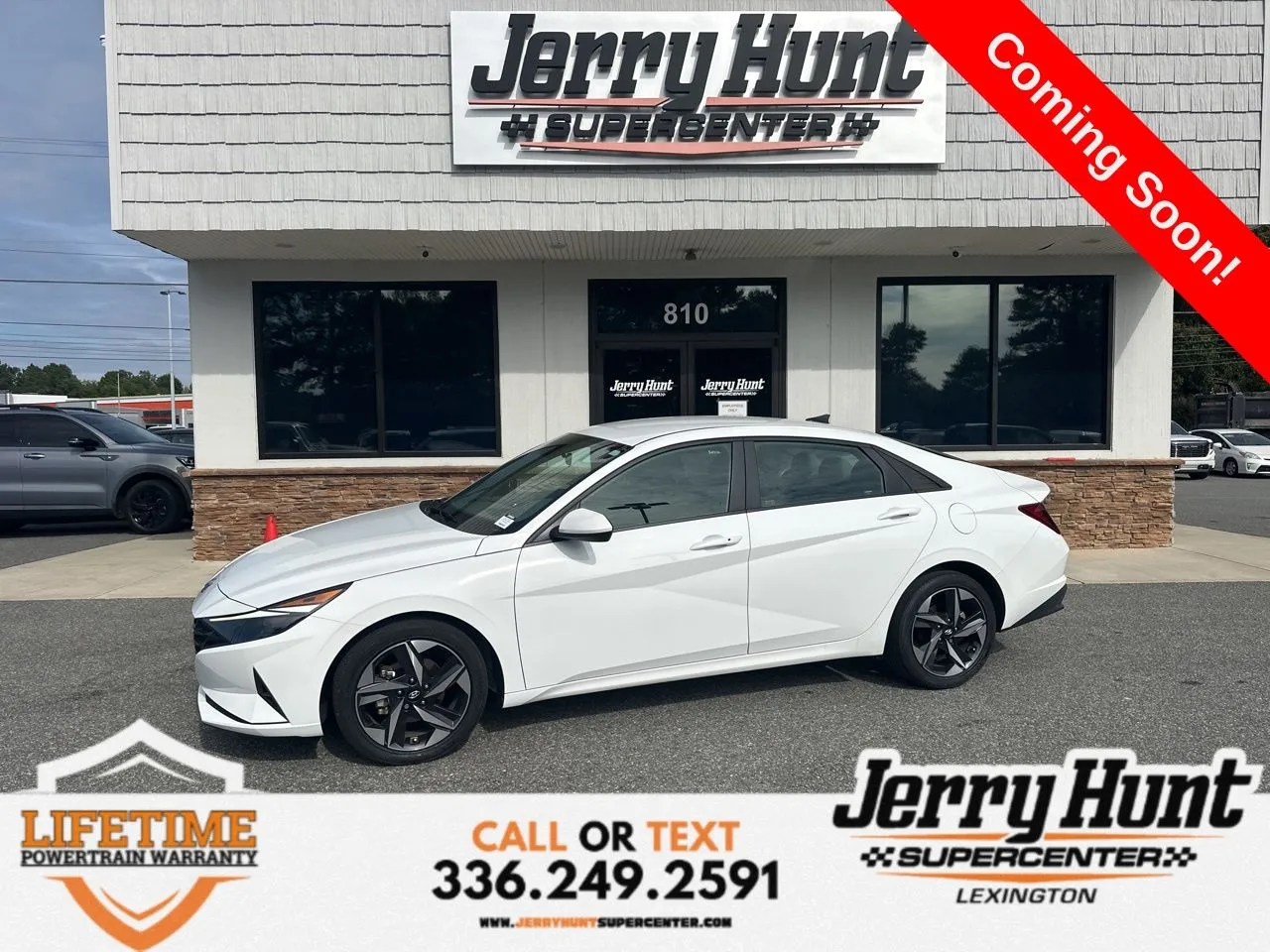 White 2023 Hyundai Elantra SEL for sale in Lexington, NC
