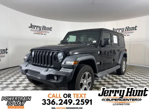 Black 2019 Jeep Wrangler Unlimited Sport S for sale in Lexington, NC